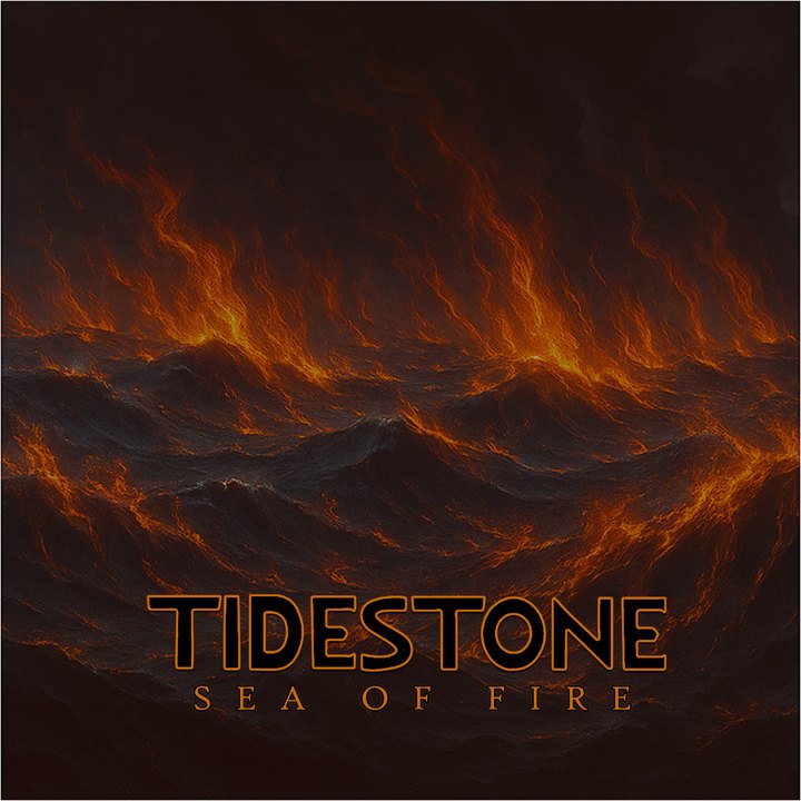 Sea of Fire album artwork by Tidestone